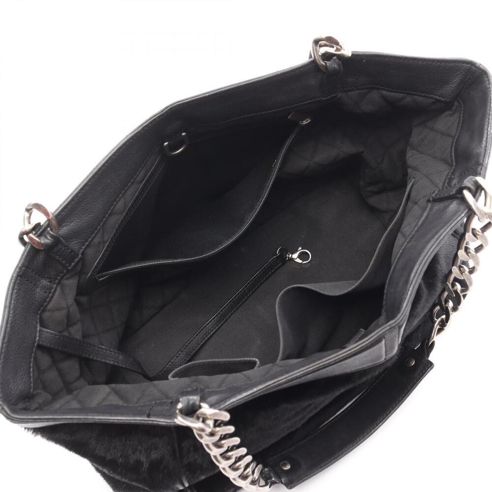 Chanel tote bag leather black - Picture 7 of 8